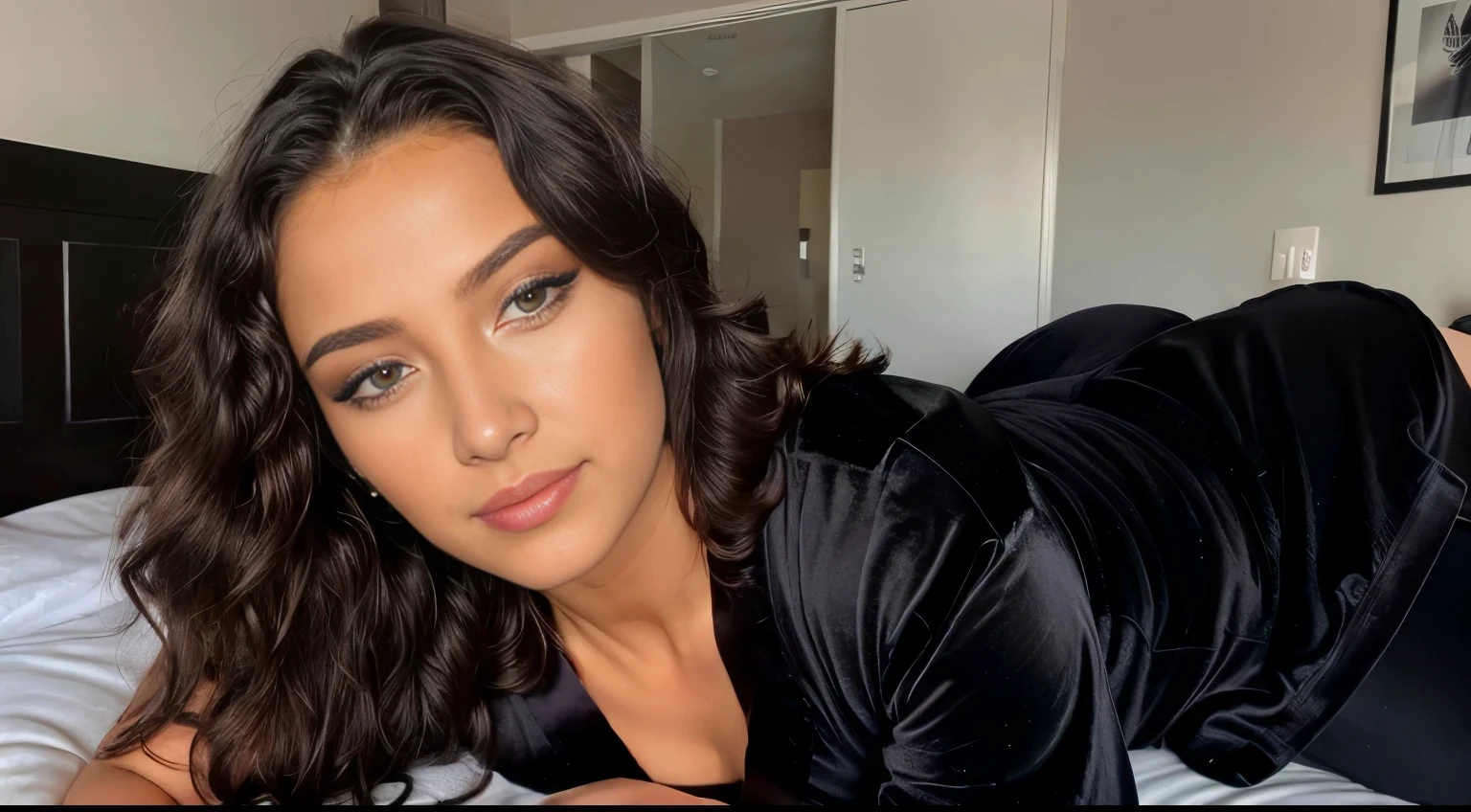 une magnifique brune