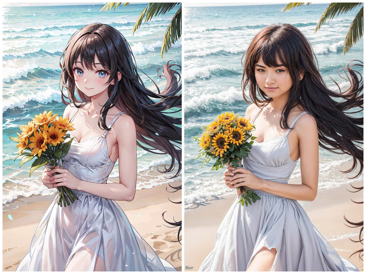 Anime To Realistic Photography Style Images