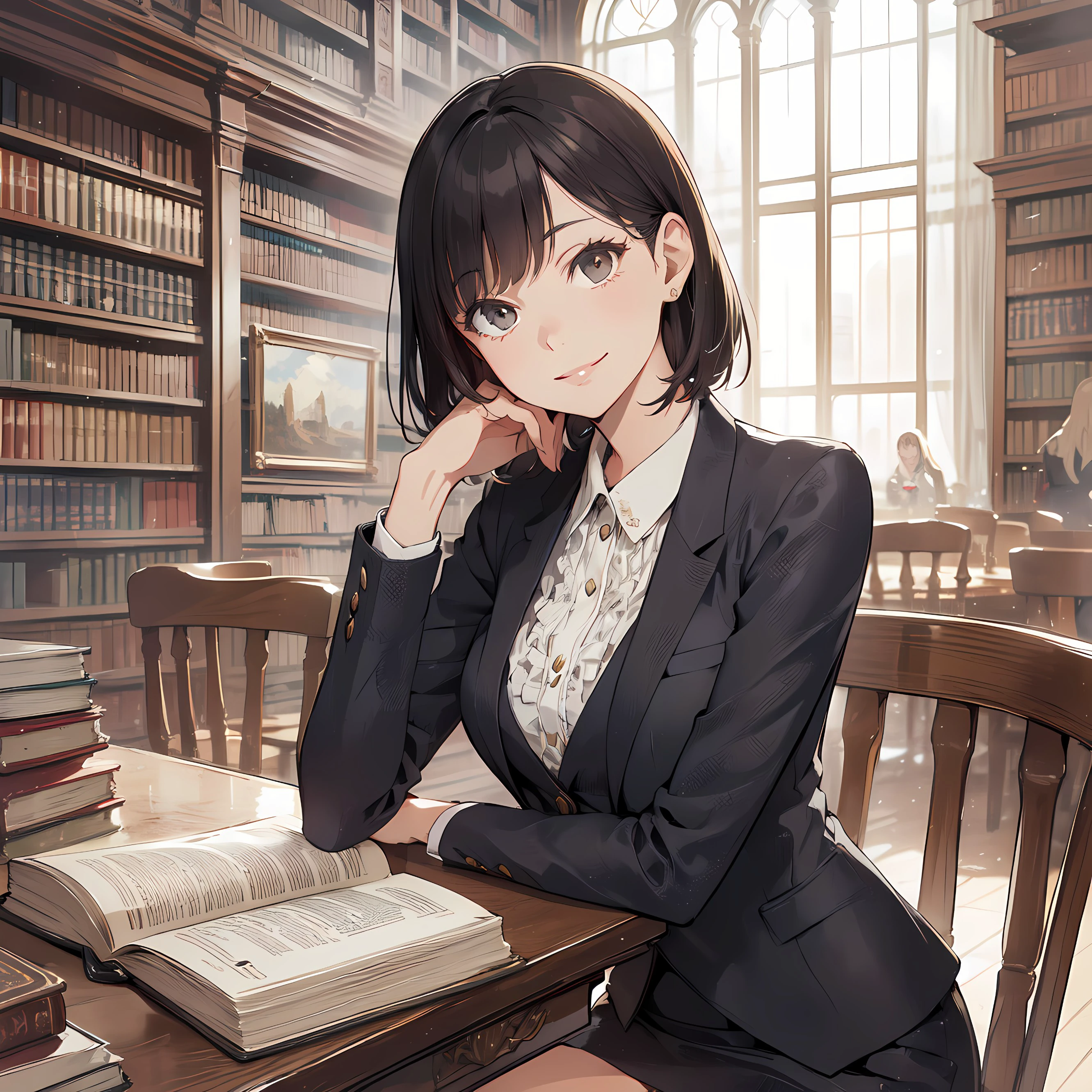 本と少女