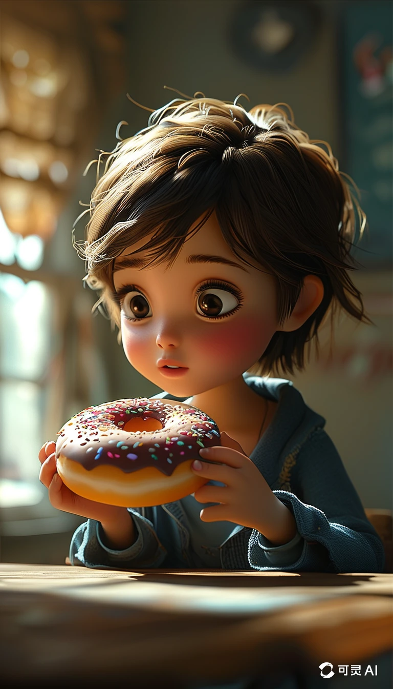 Eating Donuts/吃甜甜圈/ドーナツを食べる