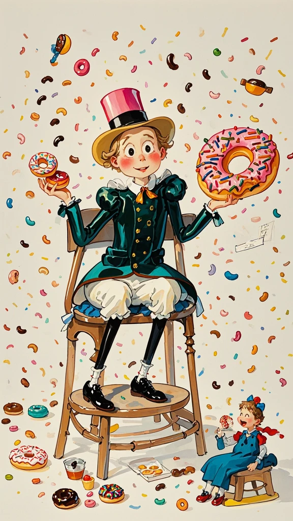 Eating Donuts/吃甜甜圈/ドーナツを食べる