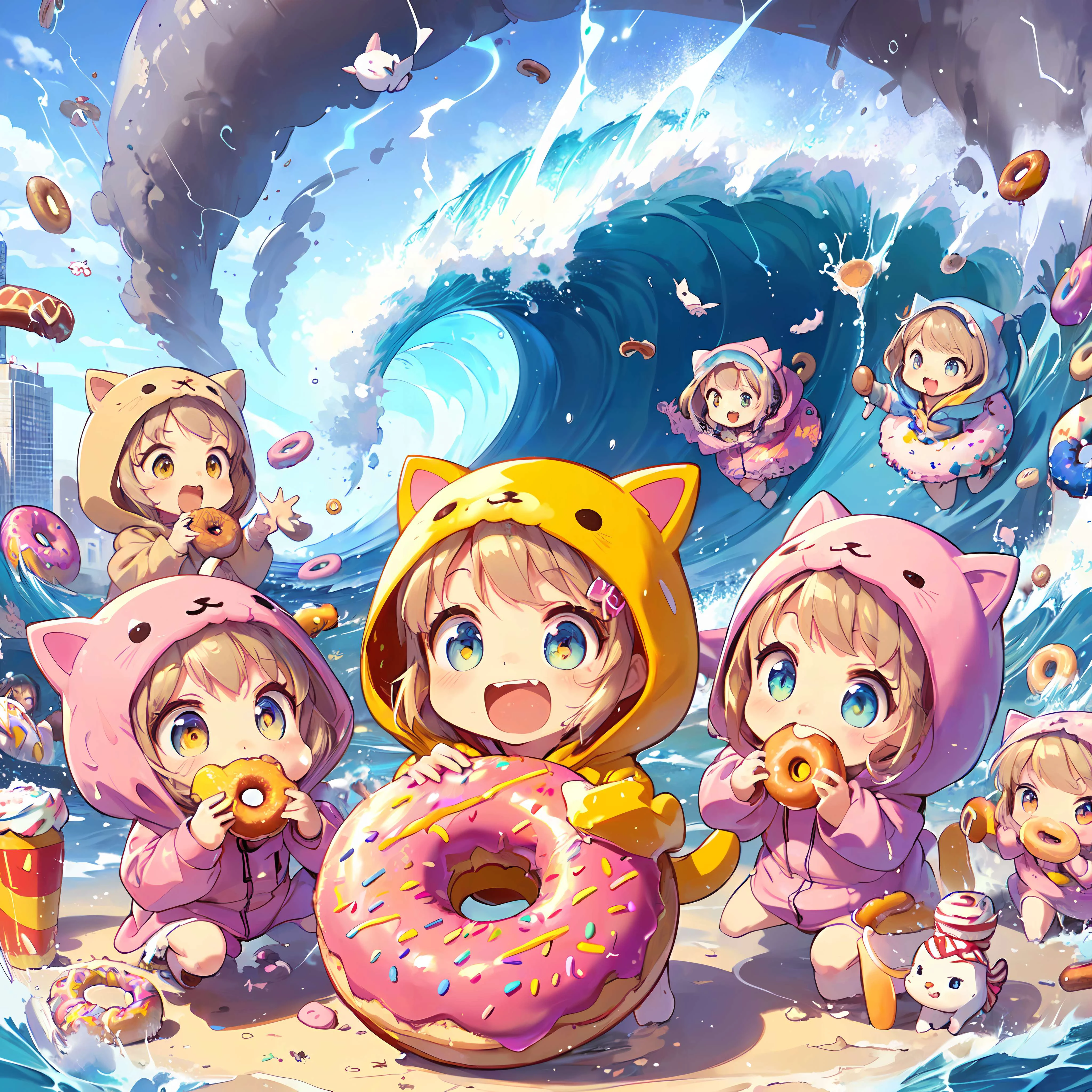 木〇スペシャル！南海の孤島に幻の巨大ドーナツを狩る伝説のにゃんこ族を見た！！