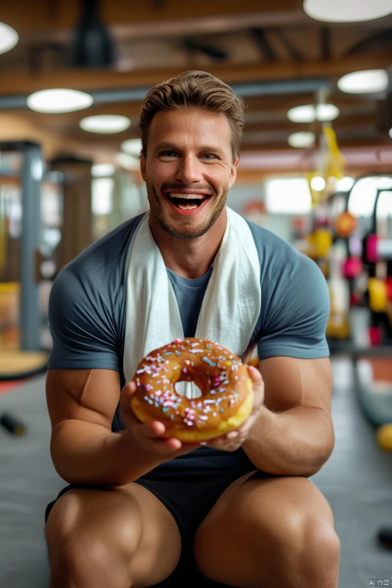 Eating Donuts/吃甜甜圈/ドーナツを食べる