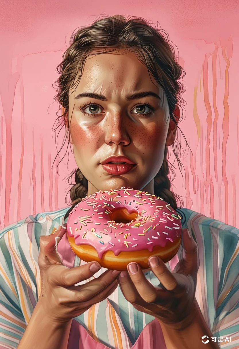 Eating Donuts/吃甜甜圈/ドーナツを食べる