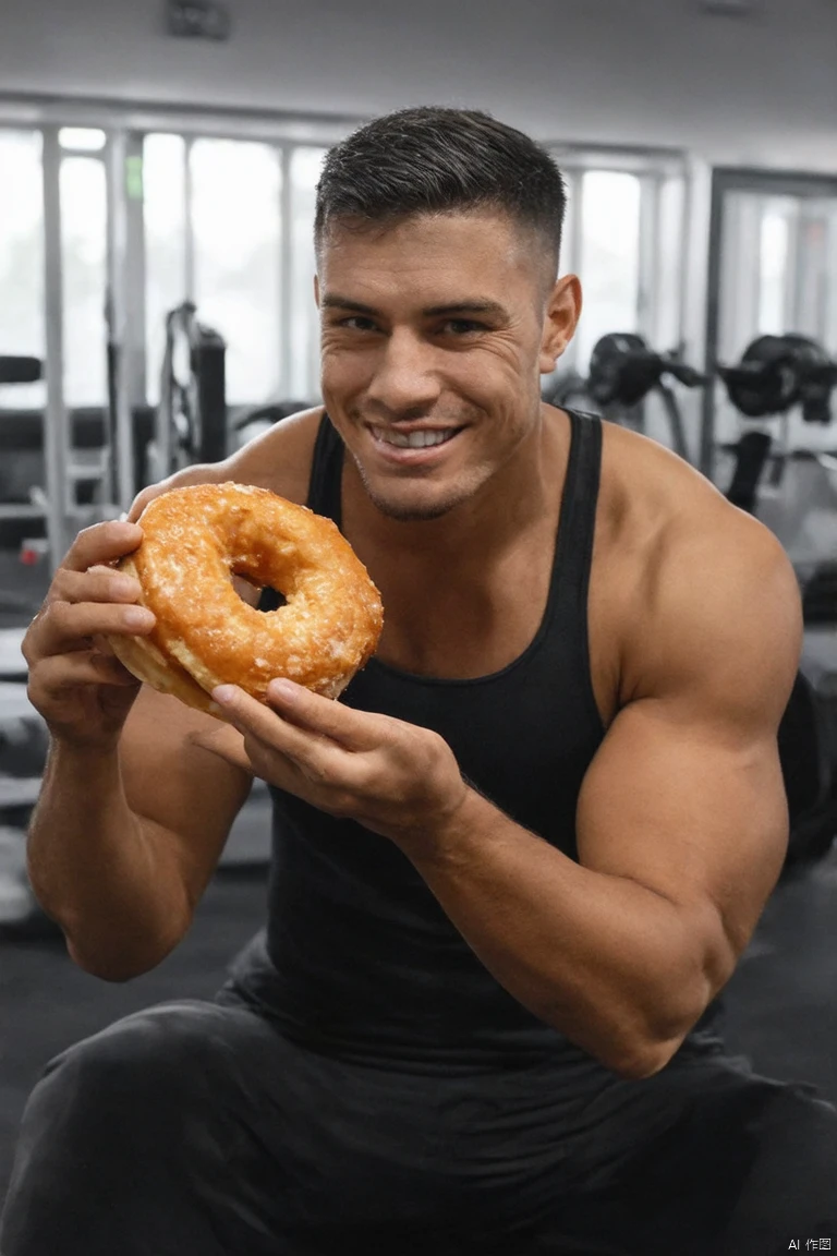 Eating Donuts/吃甜甜圈/ドーナツを食べる