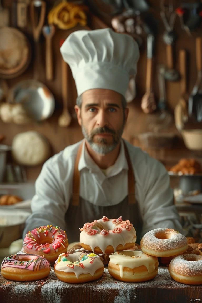 Eating Donuts/吃甜甜圈/ドーナツを食べる