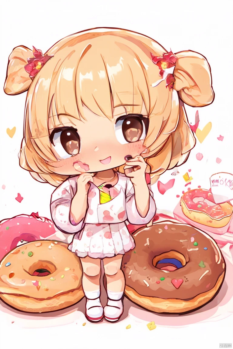 Eating Donuts/吃甜甜圈/ドーナツを食べる