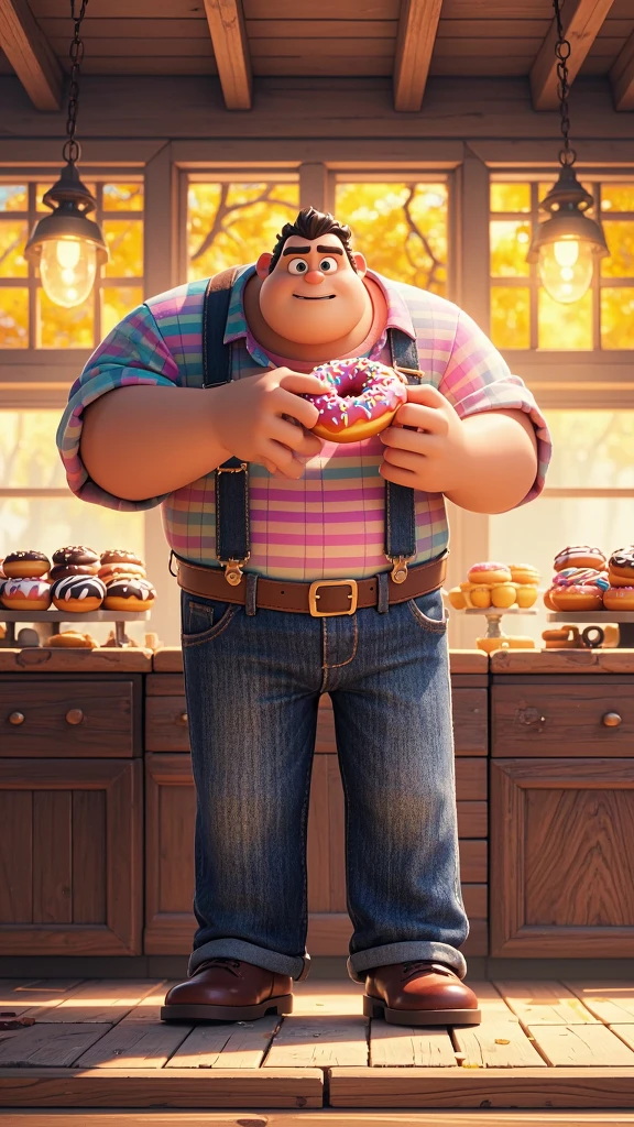 Eating Donuts/吃甜甜圈/ドーナツを食べる