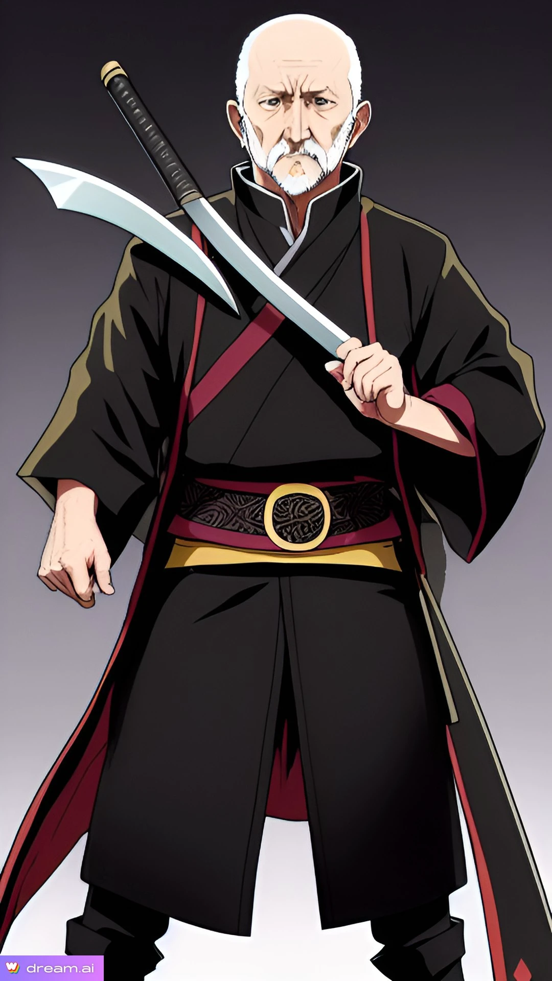 Mike Ehrmantraut From Breaking Bad as a Ninja in the Naruto Universe