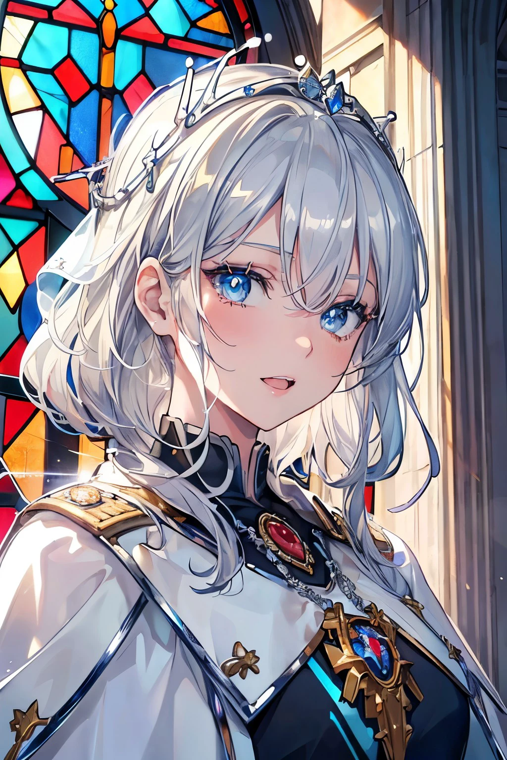 教会にて