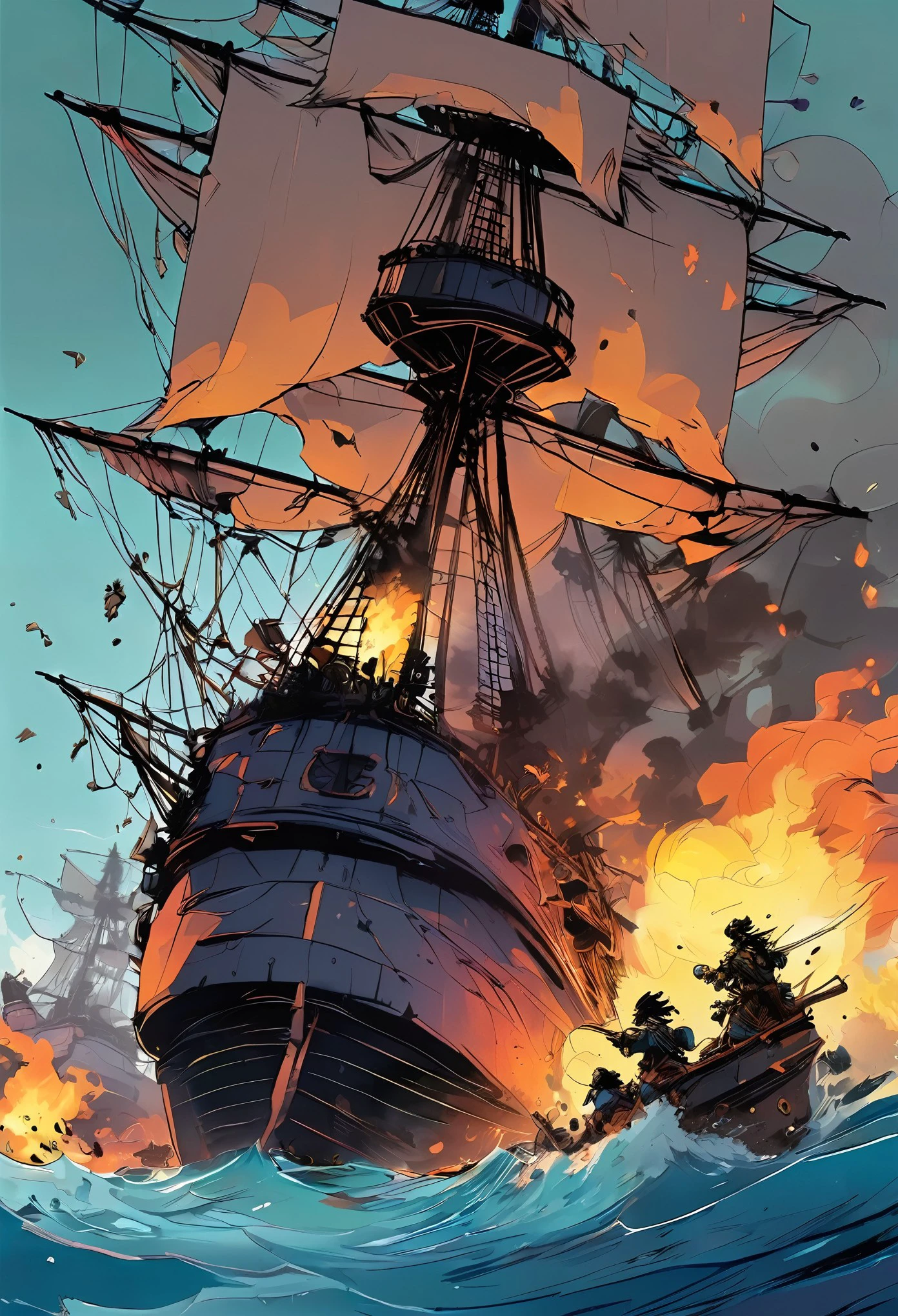 （0805）Today's challenge theme：Pirate War/海盗战争/海賊戦争