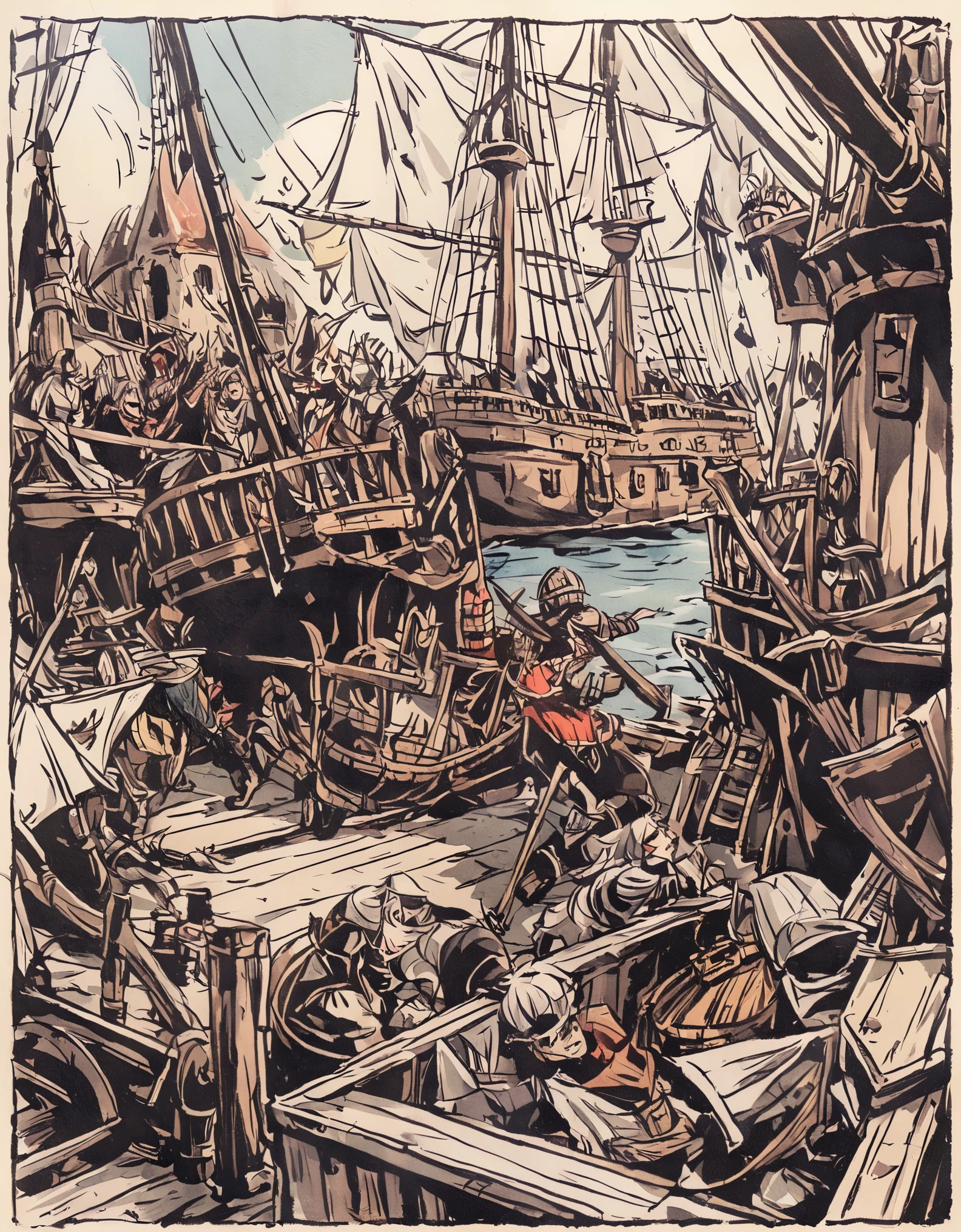 （0805）Today's challenge theme：Pirate War/海盗战争/海賊戦争