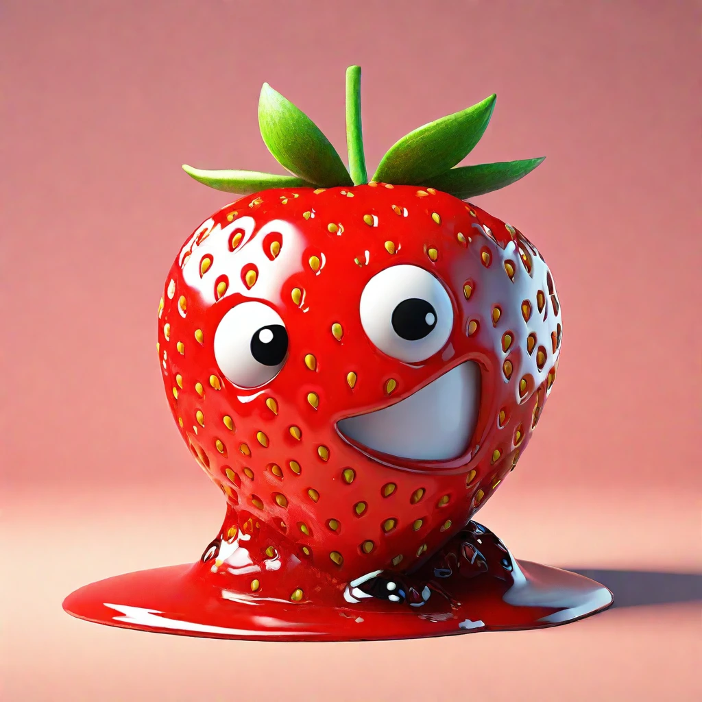 A Strawberry/一颗草莓/一粒のイチゴ