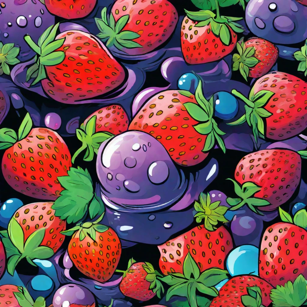 A Strawberry/一颗草莓/一粒のイチゴ