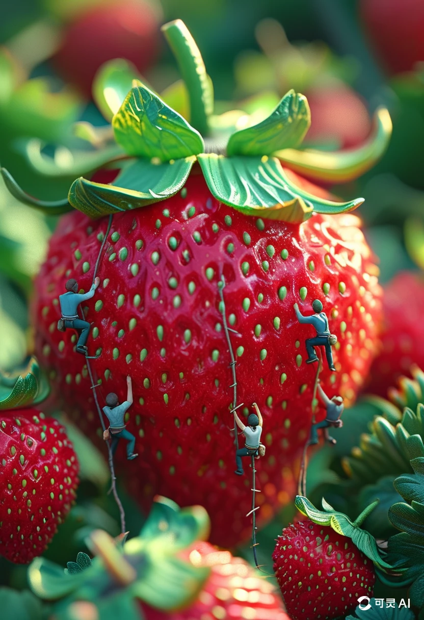 A Strawberry/一颗草莓/一粒のイチゴ