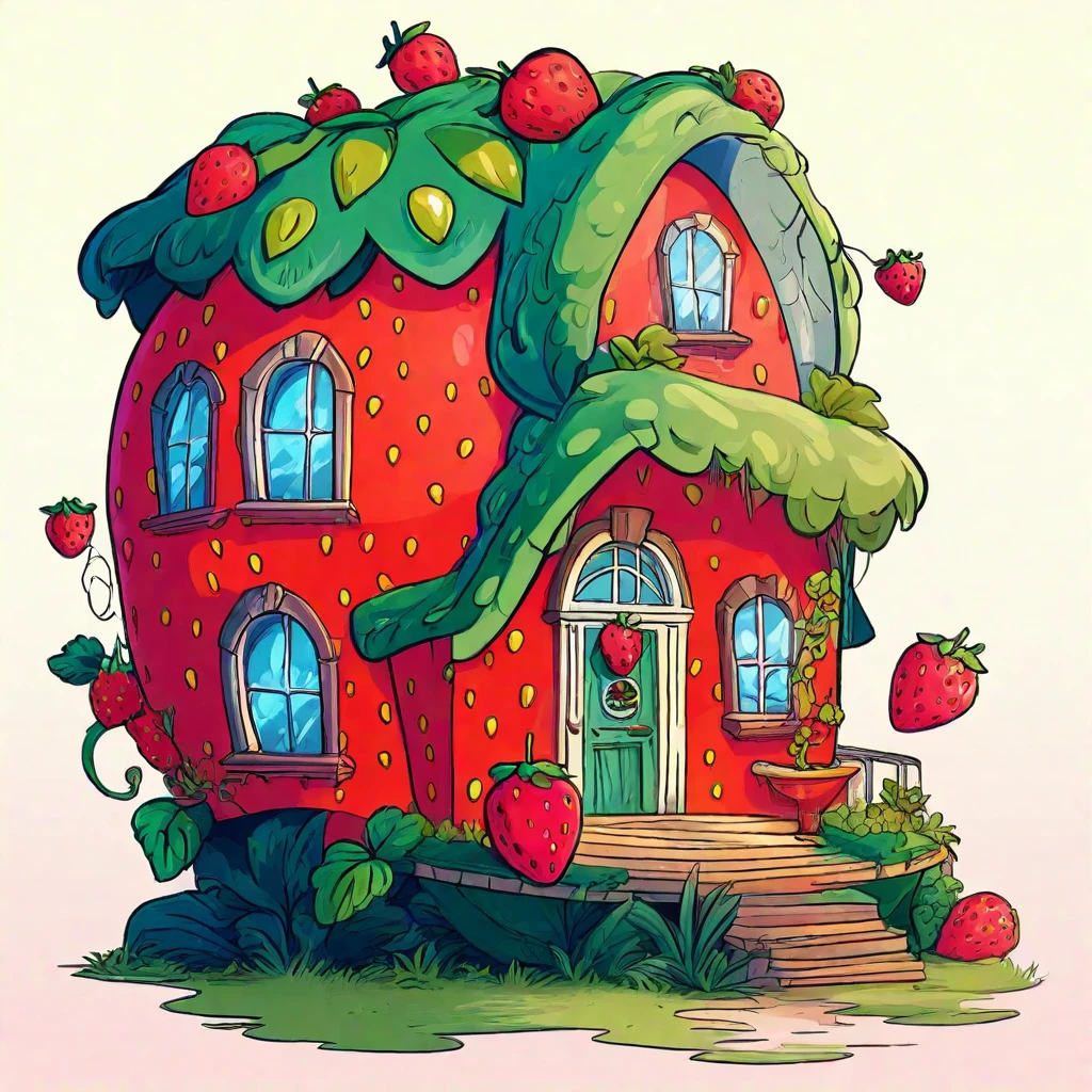 A Strawberry/一颗草莓/一粒のイチゴ