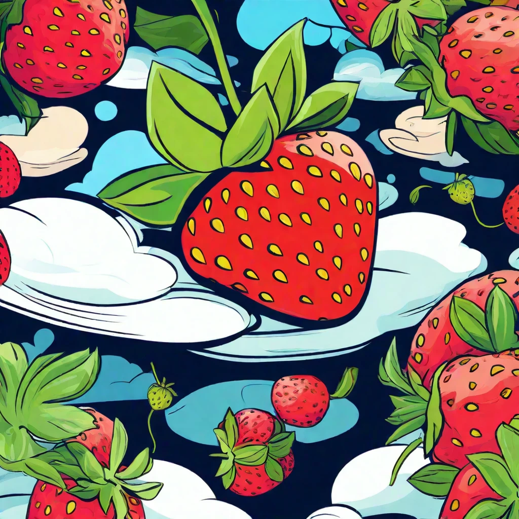 A Strawberry/一颗草莓/一粒のイチゴ