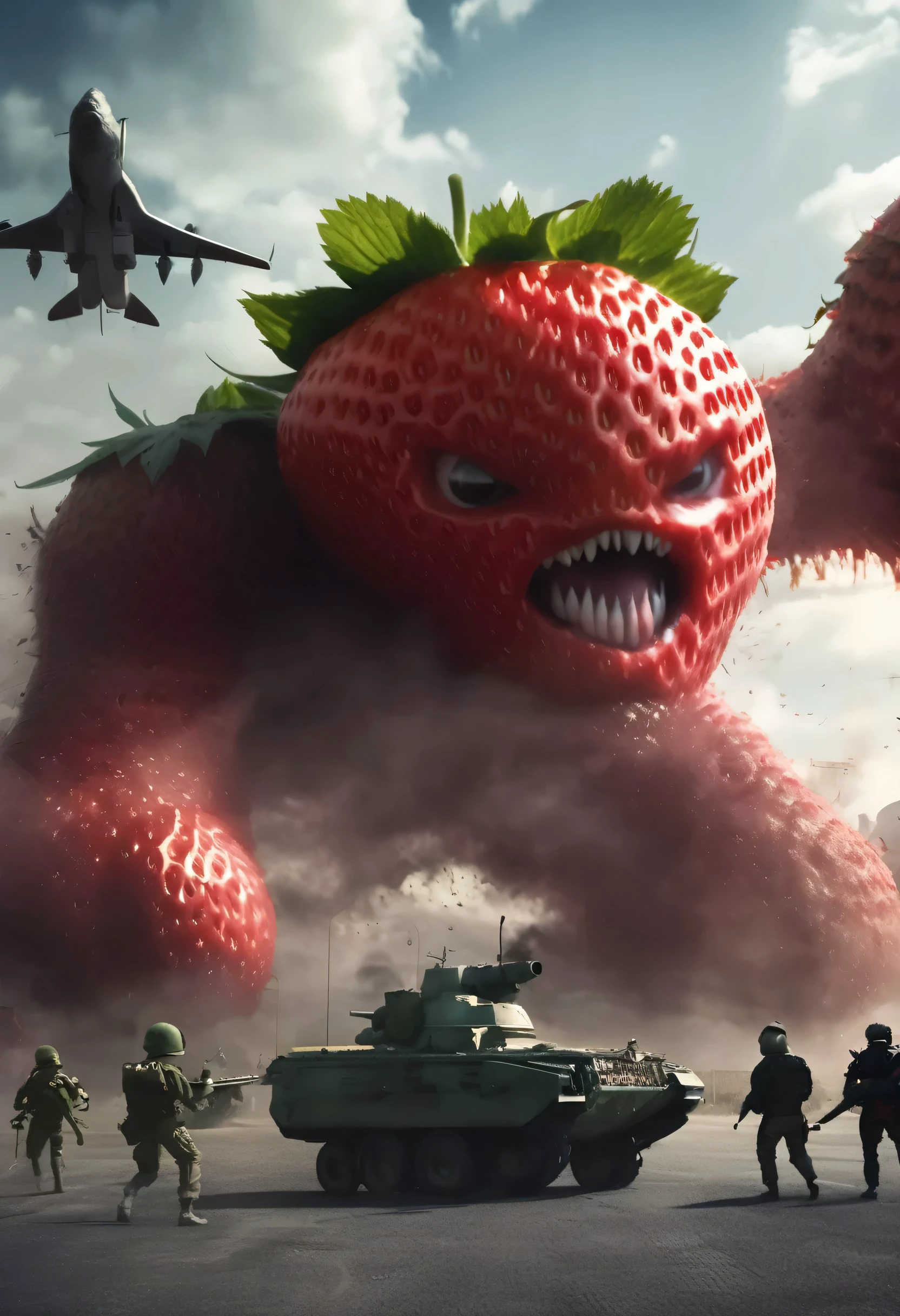 Fearful Strawberry Monster