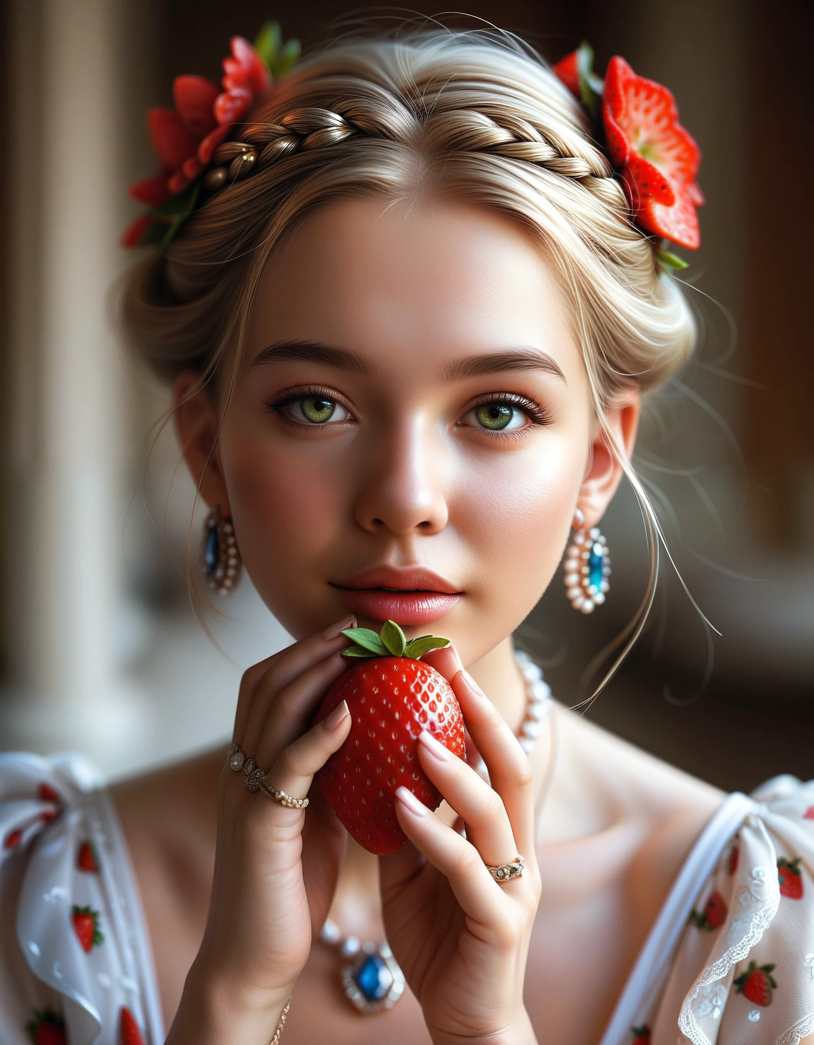 （0806）Today's challenge theme： A Strawberry/一颗草莓/一粒のイチゴ