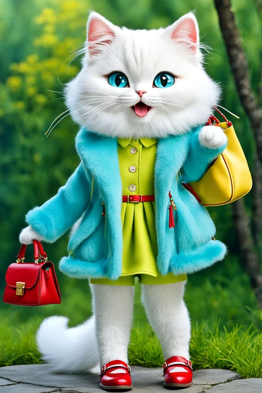 Вот они красавицы. Кошки и женщины всегда красивые!