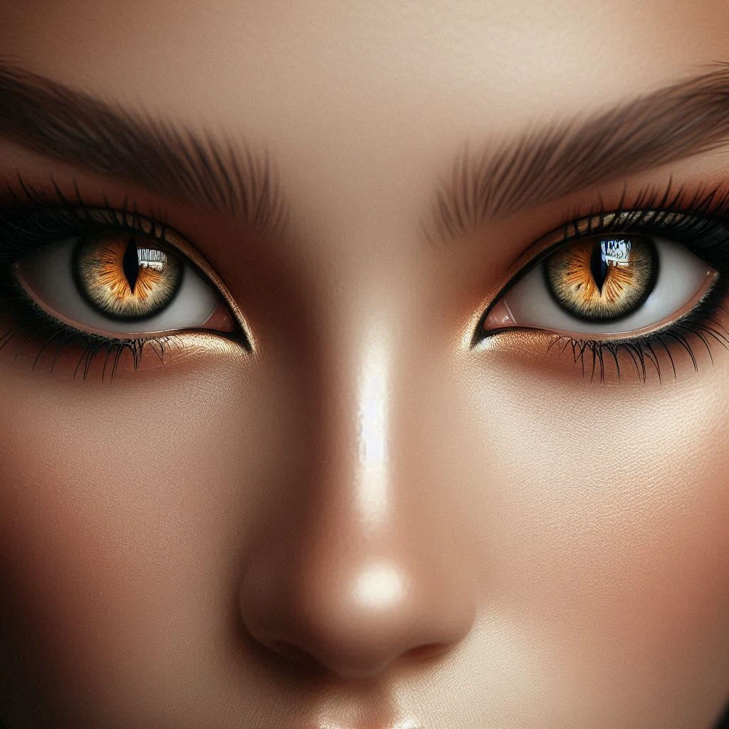 perfect feline eyes