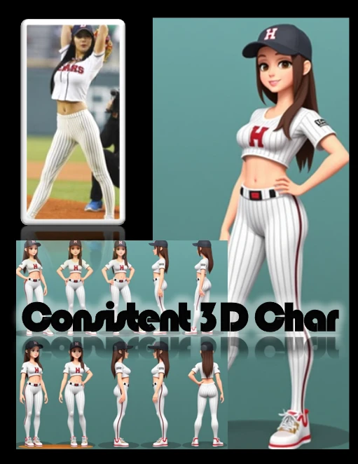 Character Consistent 3D Image