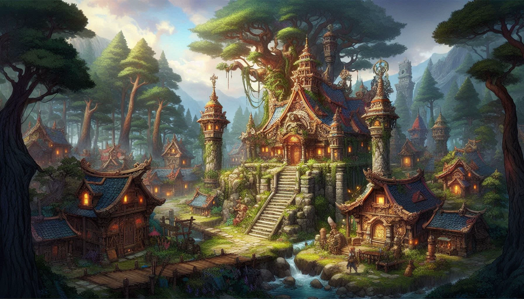 Forest temple