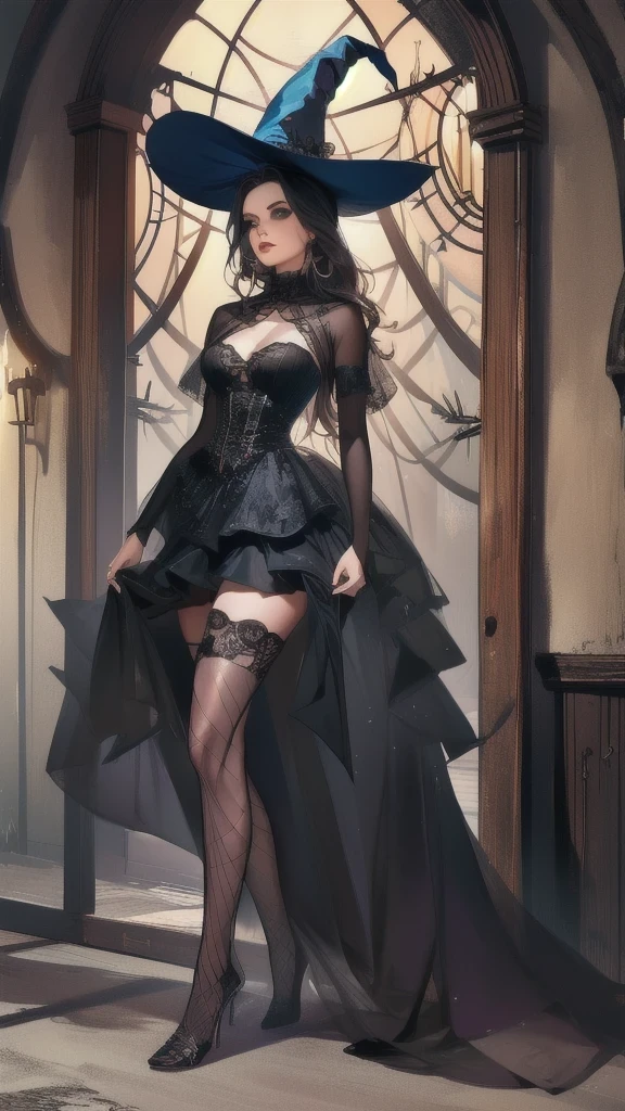 Summons a witch in a sexy gothic costume.<br>Cost is about 5 to 10. Adjust by changing the steps.<br>Select the checkpoints as you like.