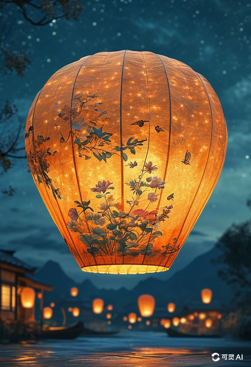 Floating Lanterns/漂浮的灯笼/浮かぶランタン