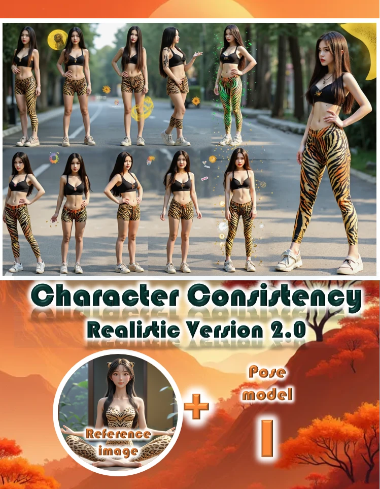 人物一致性写实版 character identity 2.0