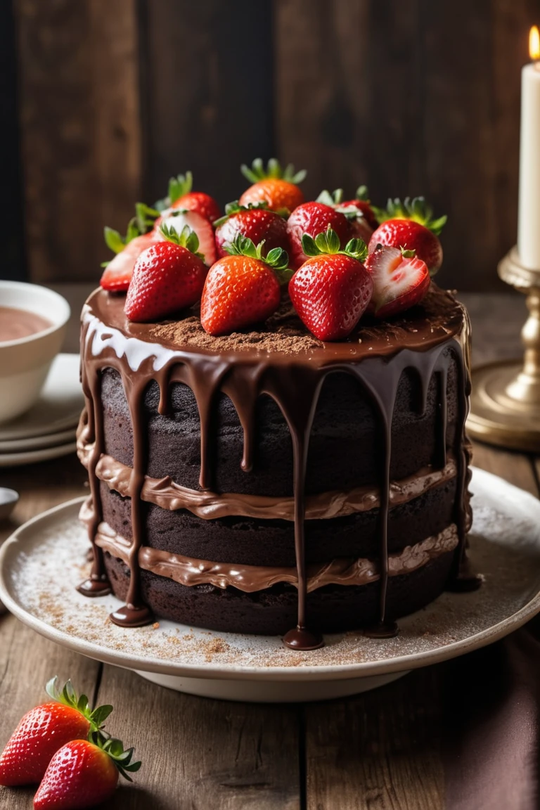 Decadent Delight: The Ultimate Triple-Layer Chocolate Cake