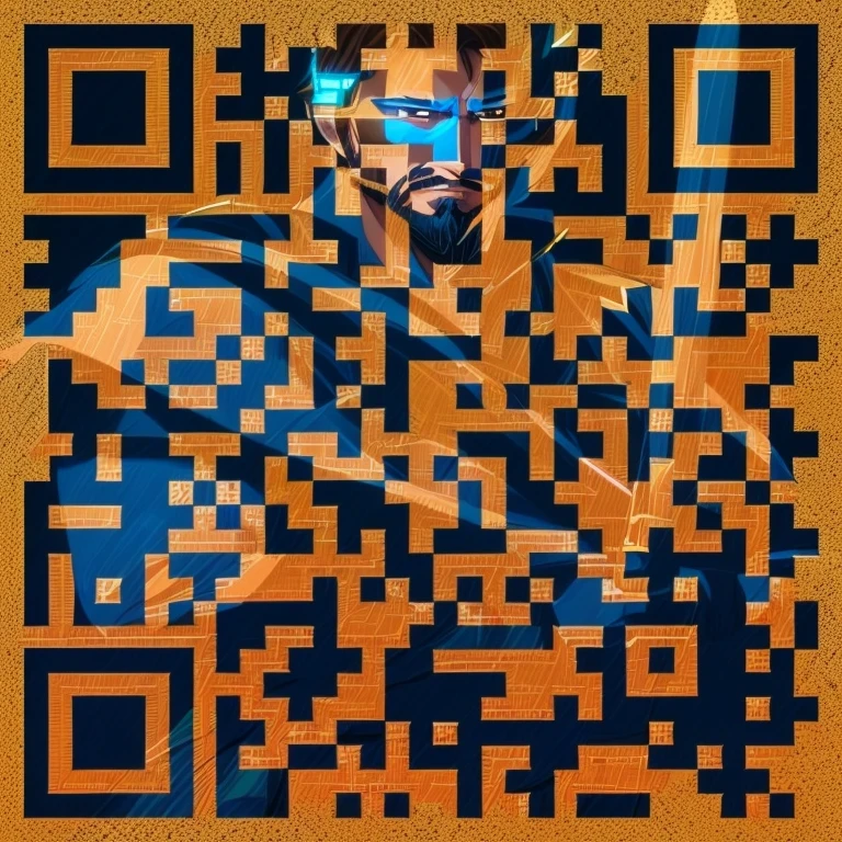 Easy way to make very nice QR CODE :)