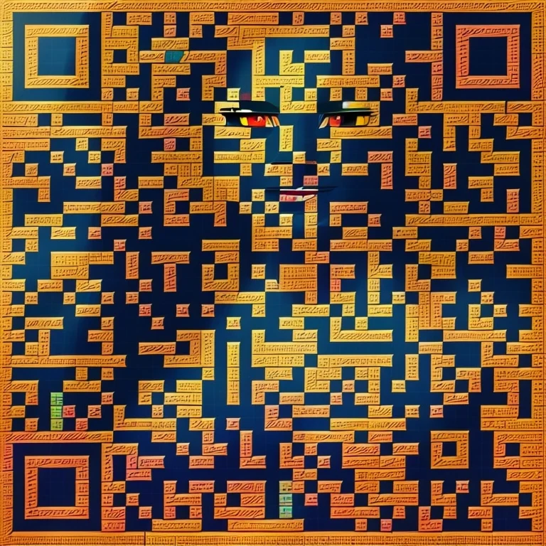 Easy way to make very nice QR CODE :)