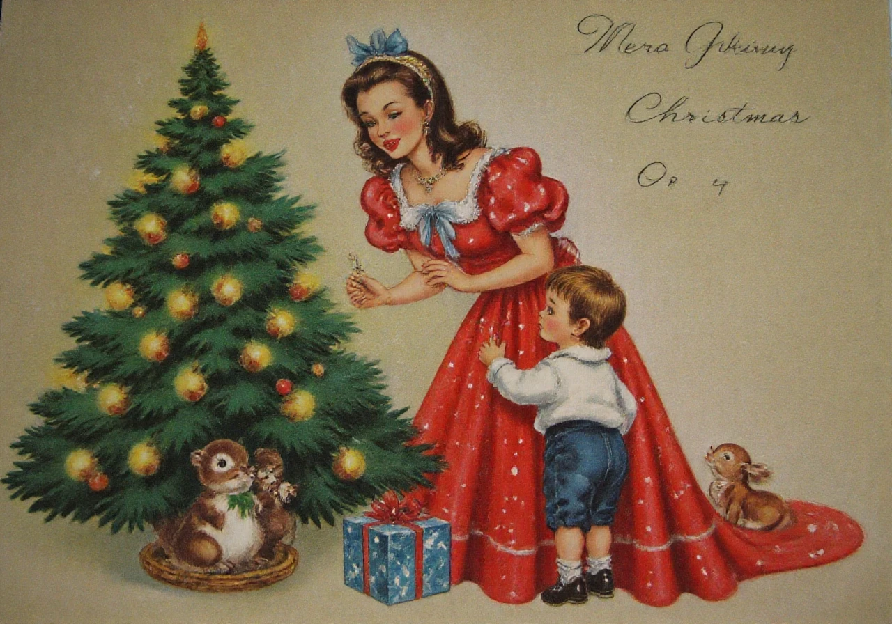 Christmas Vintage Card