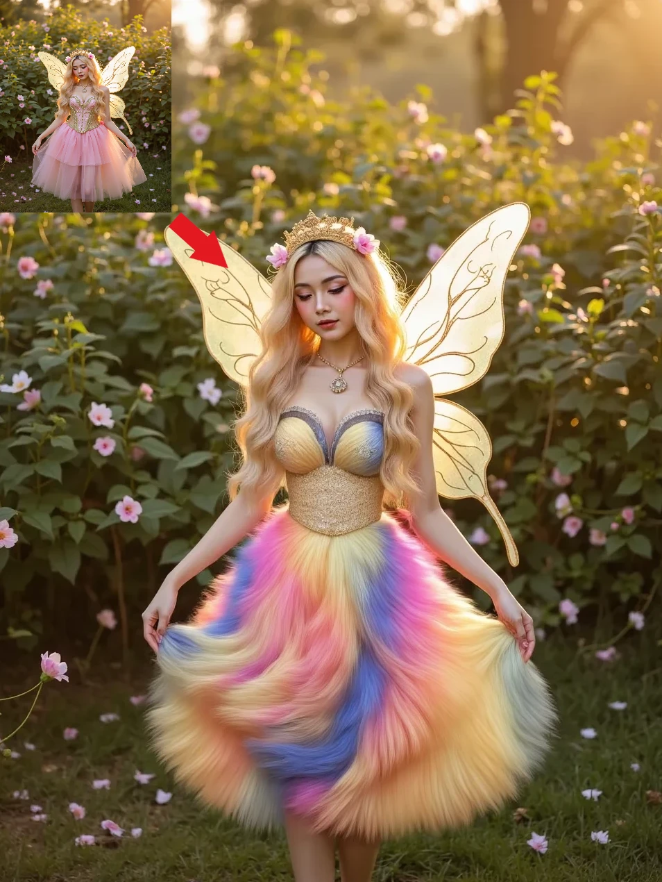 Luxurious Fur Outfit