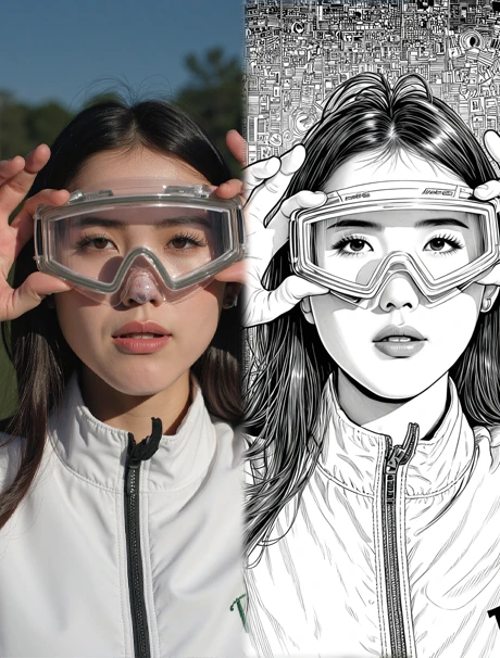 Create your image to the manga style