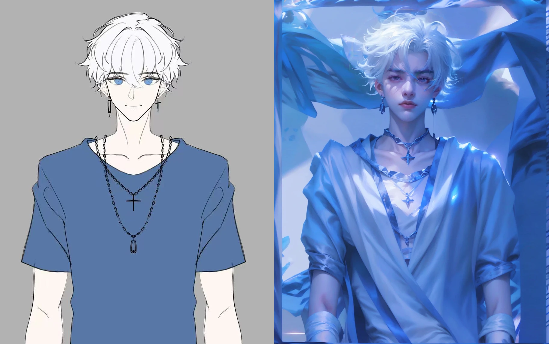 Lines, gypsum lines, secondary elements, illustrations, cartoon characters, etc., can be generated with one click. The effect is steady and the quality is quack. Used in any style character illustration to real people, line draft needs to lower Controlnet weight, illustration can be directly. 欢迎各位进群一起学习交流：点击链接加入QQ频道【指鹿AI共创社区】：https://pd.qq.com/s/dqm2fepsg<br>已开通微信交流群，可加QQ群私我~或添+v：zgb1128 default.