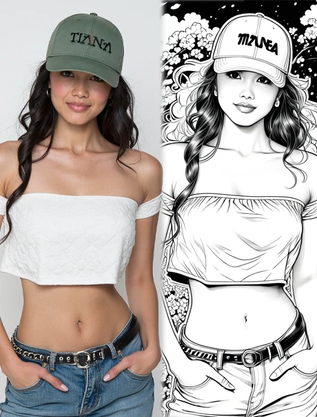 Create your image to the manga style