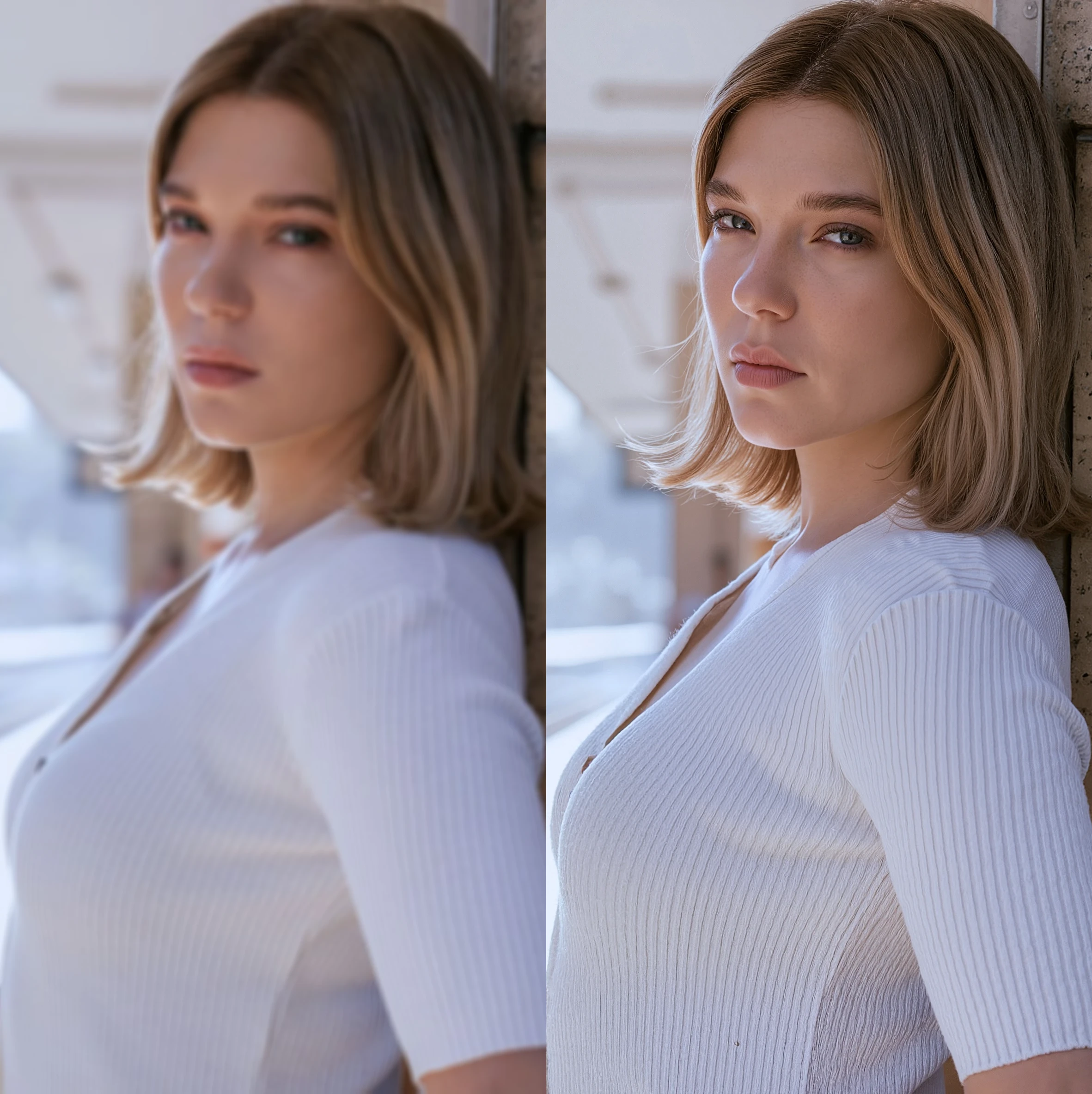 This AI-app designed to restore, upscale and color fix low resolution realistic images and portraits (blurry and non-blurry aswell) using FLUX.1 models.<br><br>Important Usage notes:<br>1) Time generation will drastically depend on what values you put in "Input Image Resizer" and "Image Upscale_by". Sometimes even up to 3-4 minutes - be patient!<br>2) [In square brackets is recommended value ranges] - by default any image you load (even 256x256 image) will be resized to match 1Megapixel, which is base resolution for FLUX.1 model. This setting can be altered in - "Image Input Resizer [0.8Mp-1Mp]" graph. After that, this resized image will be upscaled by whichever value you have in "Image Upscale_by".<br>3) Prompt is not mandatory, but can help if you get unstable results, as well as denoise values.<br>4)If you already have good quality non-blurry image with resolution around 1Megapixel or higher as an input image, you can skip "restoration" step by lowering denoise value as low as [0.01].  This way you'll get clean upscale without image restoration step.<br>5)You can still use value "Image Upscale_by = 1", in that case upscaler will act as an image refiner.<br>6)Film grain value is set to [0.02] by default and reference images were made with this value and siax200 upscaler, you might want to change this value depending on upscaler model you are using or if your images are too "grainy".