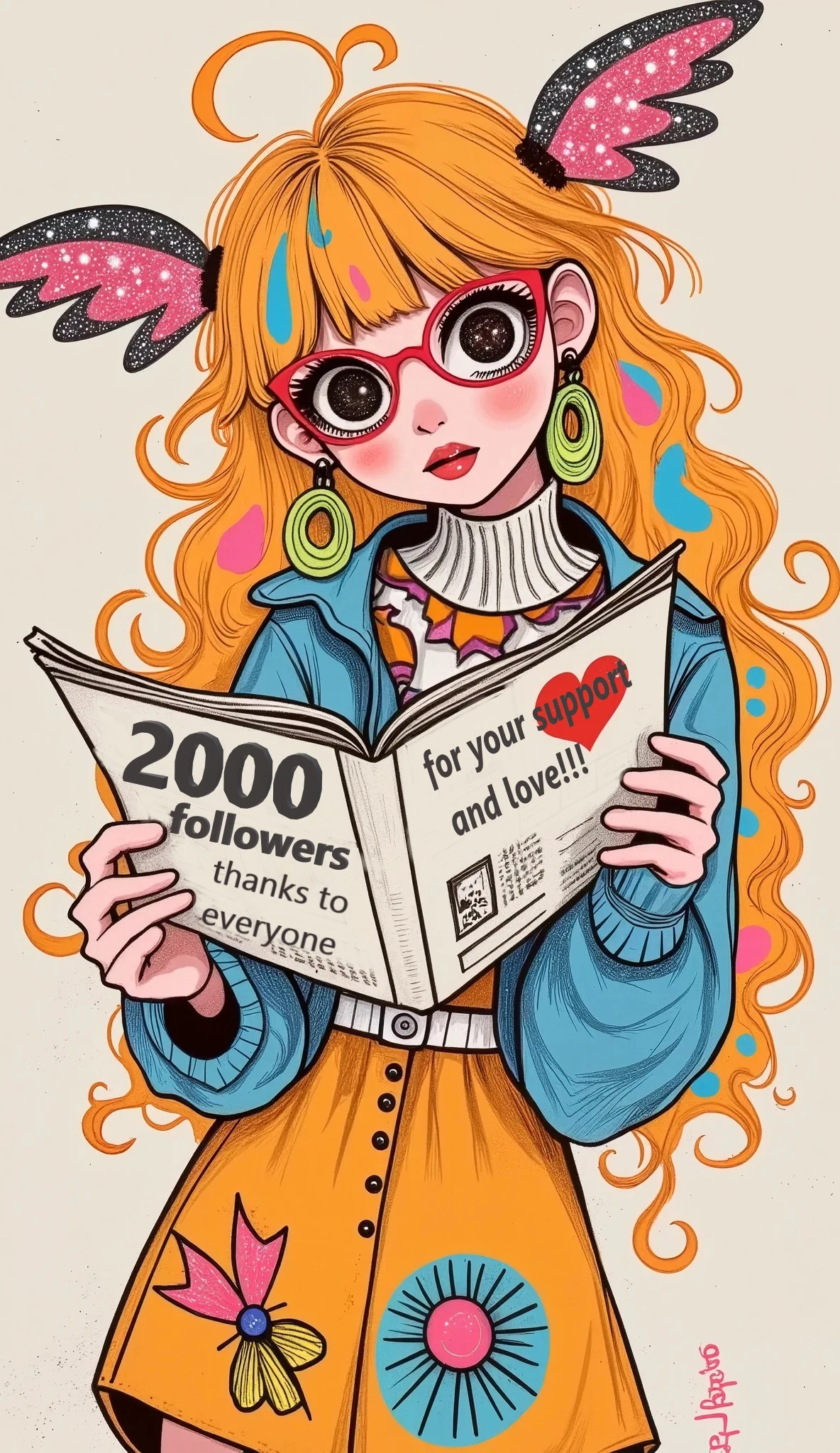 2000 followers thanks to everyone