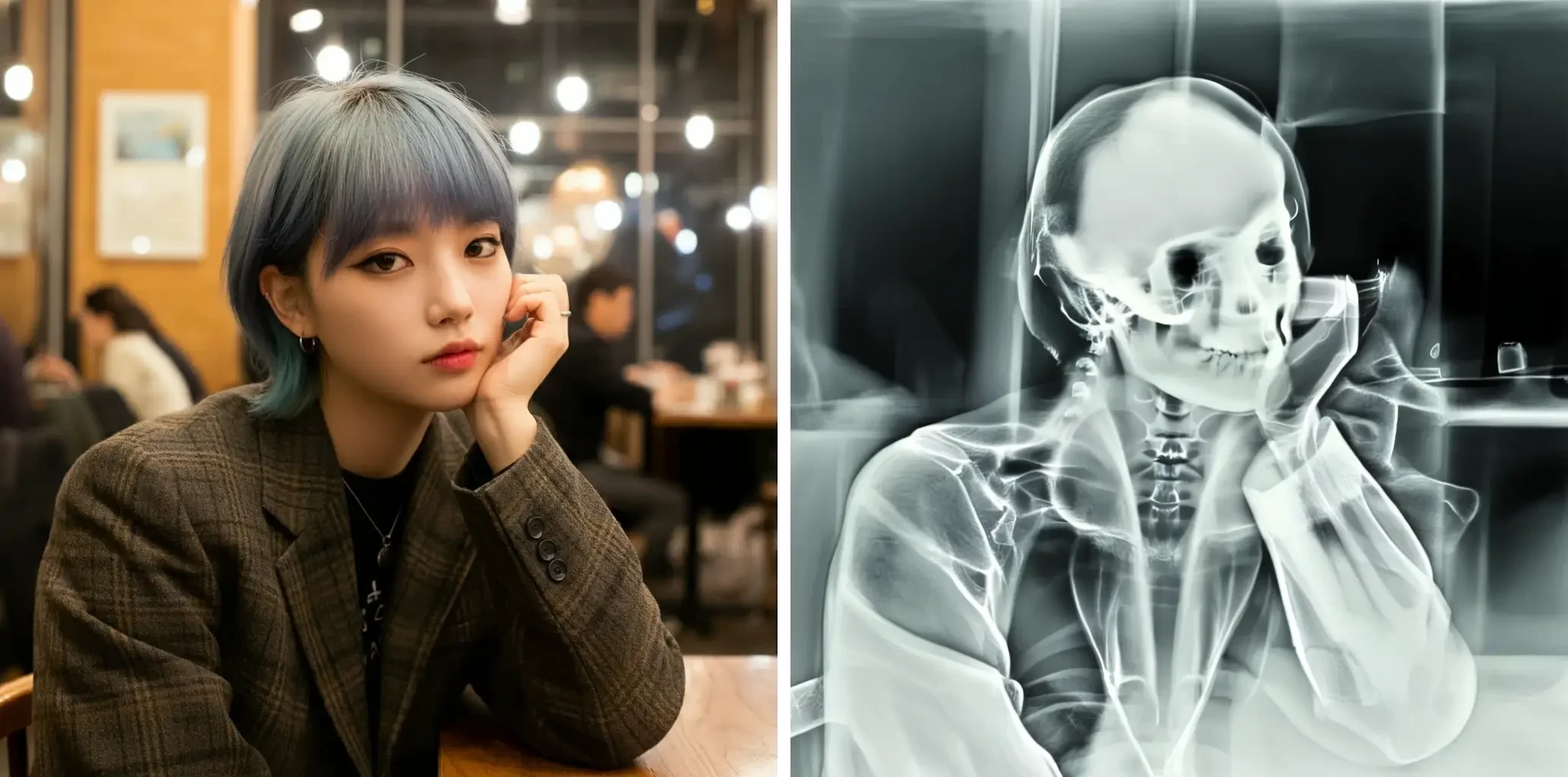 Transform your image like an X-ray and bring a unique see-through vibe to images.