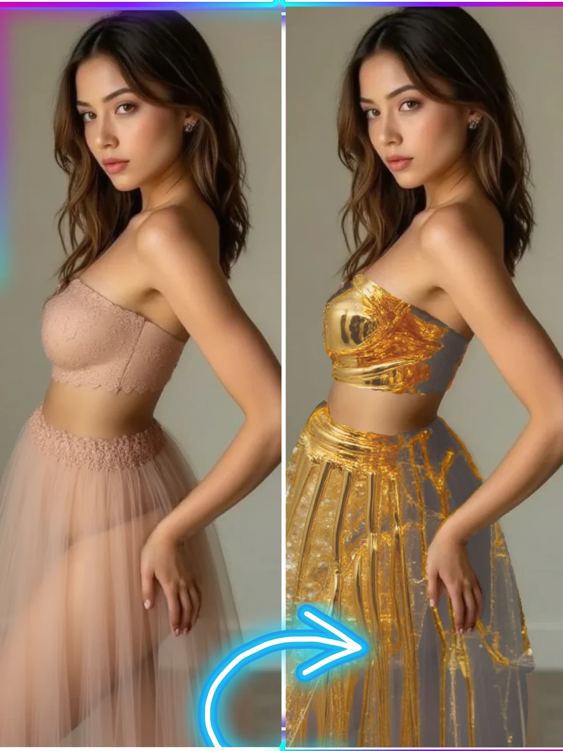 Flux Gold Intricate Outfit