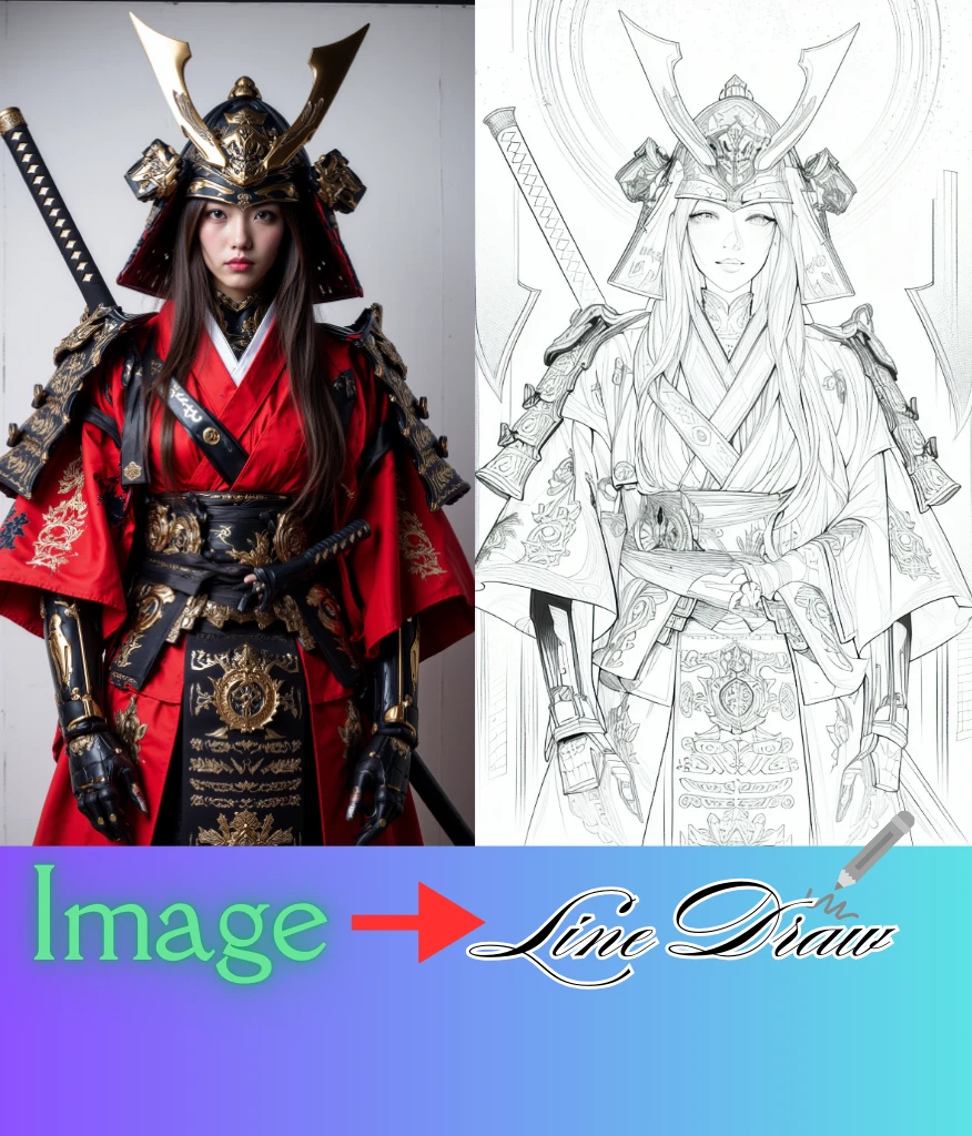 Extract the image and convert it into a line drawing