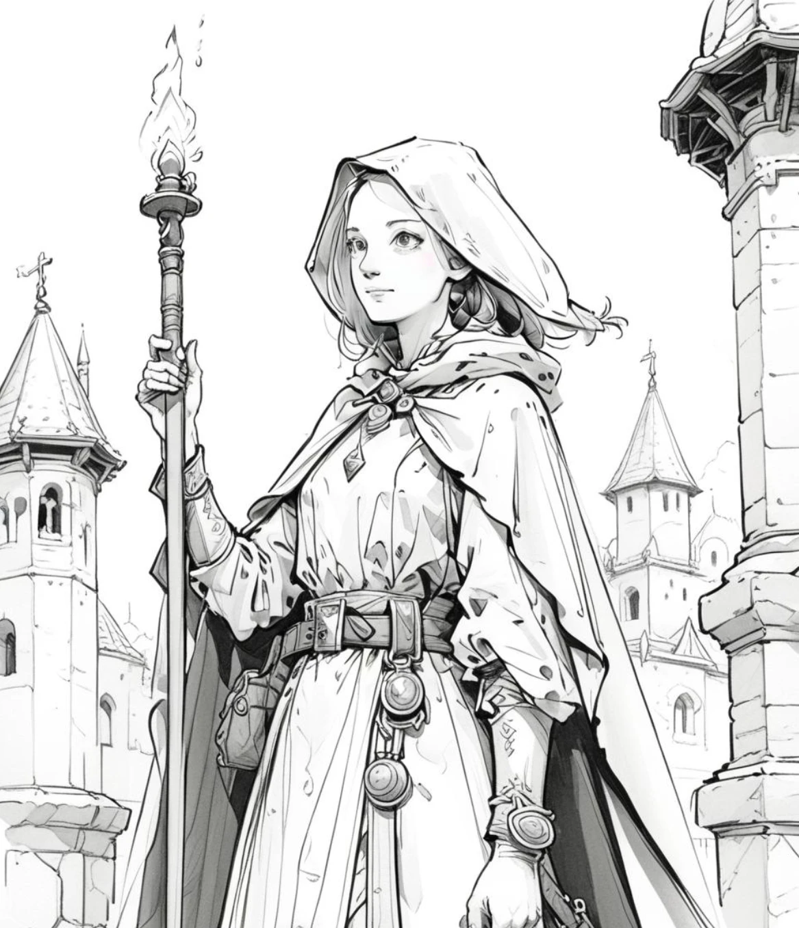 Input a line art drawing and a color reference image, and let the AI help you color it automatically!
<br>传入一张线稿图和一张色彩参考图，让AI帮你自动上色！