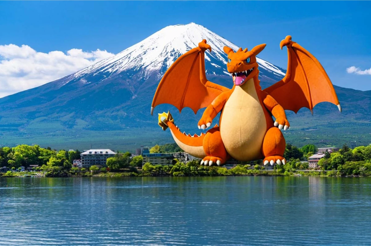 Upload two images, simply erase the areas in the background image where you want the Pokemon to appear, and click Start Generation!