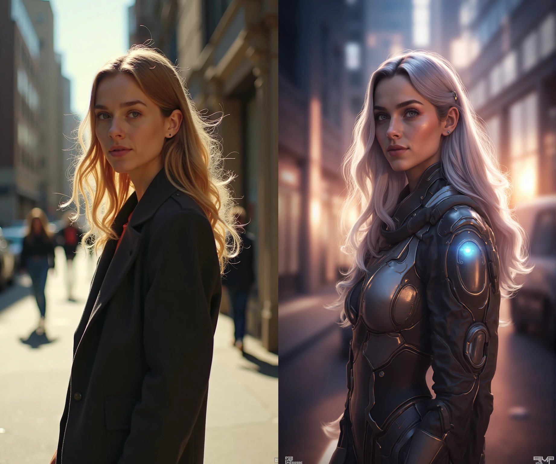 Dai alle tue foto un tocco futuristico con il filtro AI Cyberpunk. Trasforma immagini ordinarie in straordinarie opere d'arte fantascientifiche con facilità.