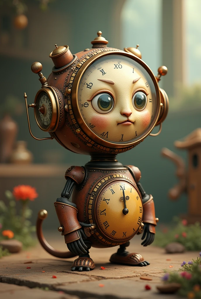 /imagine prompt: illustration of In the cave, a Steampunk piglet and a girl stood in front of the time machine ,A beautiful littlewith long pig ears::15, Time machine::15, cave::13, Steampunk Piglet::15, rule of thirds composition::5, Bottom view::10, Unreal Engine::10, beautiful lighting::10, Dramatic light::8, Cinematic light::12, Fantasy::12, hyper quality::5, Ancient Temple::10, Steampunk::13, cinematic::6 --seed 33434521 --s 400 --q 2 --c 40