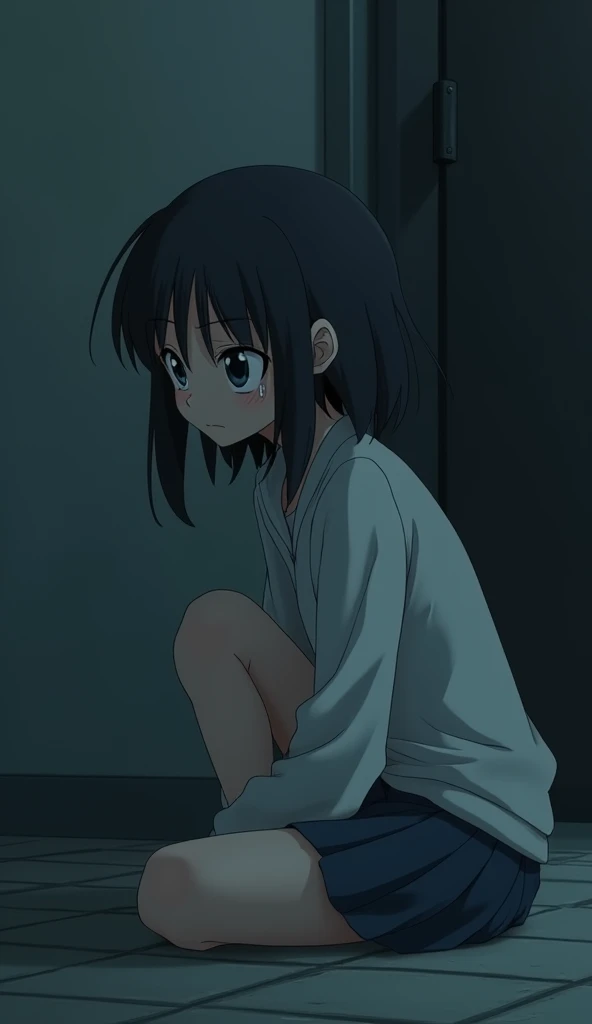 Anime girl depression