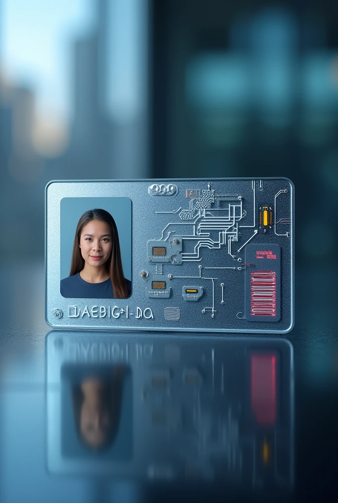 Designing a Digital Identity Card; With a photo, with a Micro chip ...