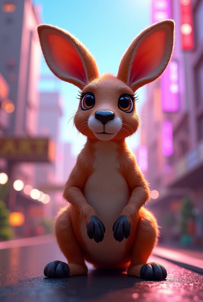 Create a YouTube thumbnail related to trading kangaroo in Roblox